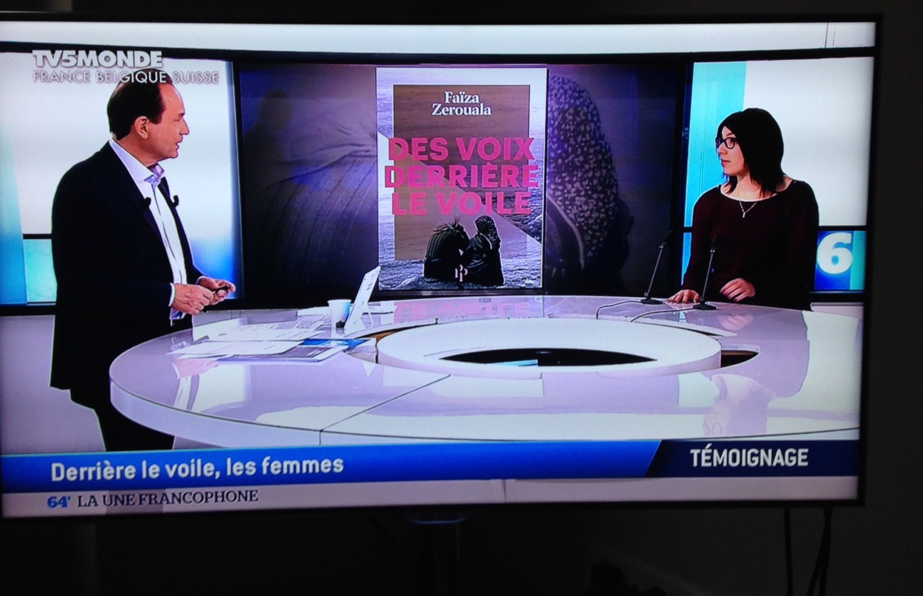 Faïza Zerouala sur TV5 Monde