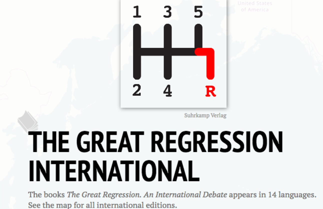 ’The Great Regression’ : le débat international est lancé