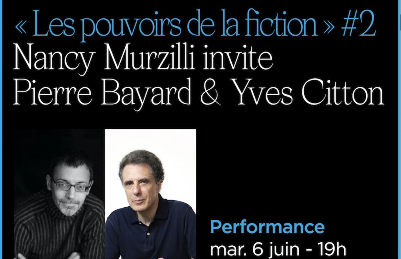 Nancy Murzilli invite Pierre Bayard et Yves Citton à la Maison de la Poésie