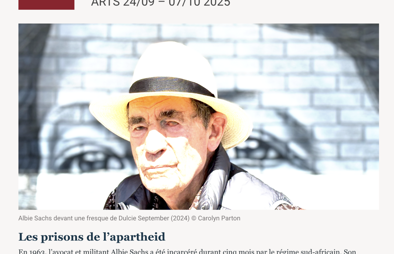 Albie Sachs sur En attendant Nadeau